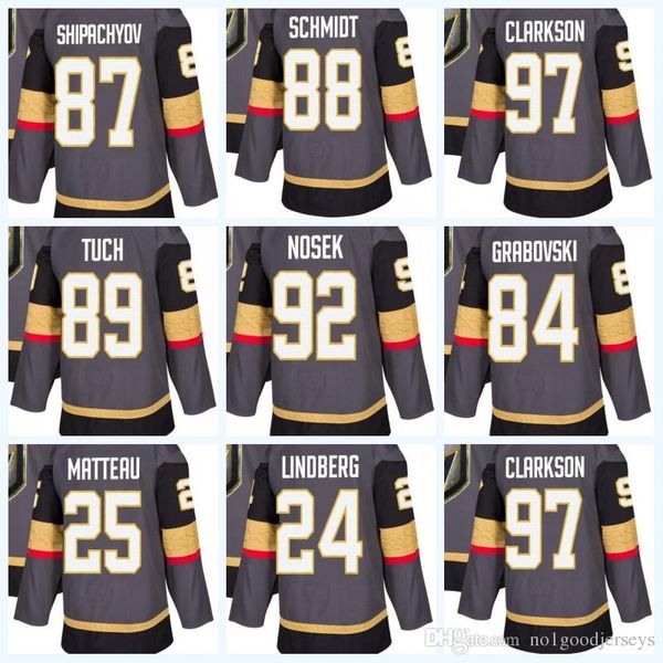 clarkson golden knights hockey jersey