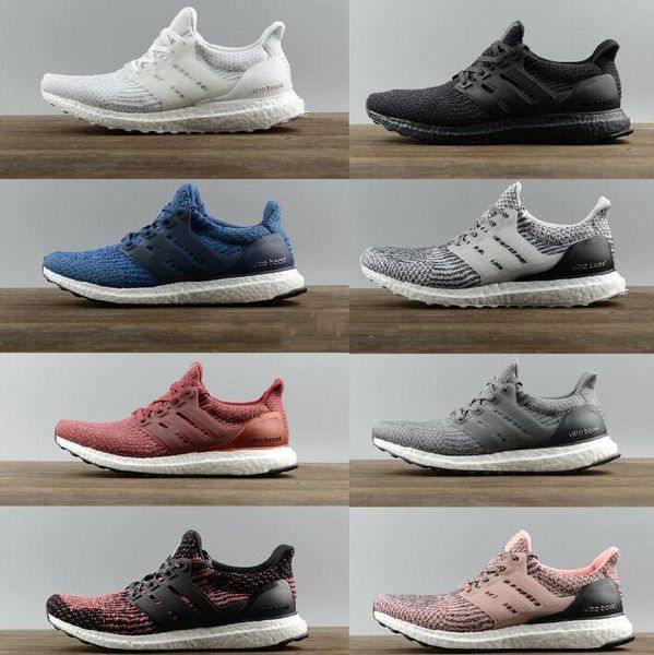 

High Quality Ultraboost 3.0 4.0 Uncaged Running Shoes Men Women Ultra Boost 3.0 III Primeknit Runs White Black Athletic Shoes Size 36-47