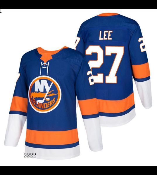 

2019 2020 Hockey Jerseys Quick Dry BLUE red Embroidery Logos Free Shipping Cheap wholesale Men Size Jersey28