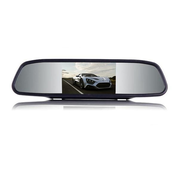 

car mirror monitor 4.3 inch hd color digital lcd display rearview mirror reversing image