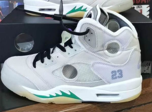 

2020 new men 5s basketball shoes white sports sneakers designer trainers 40-47