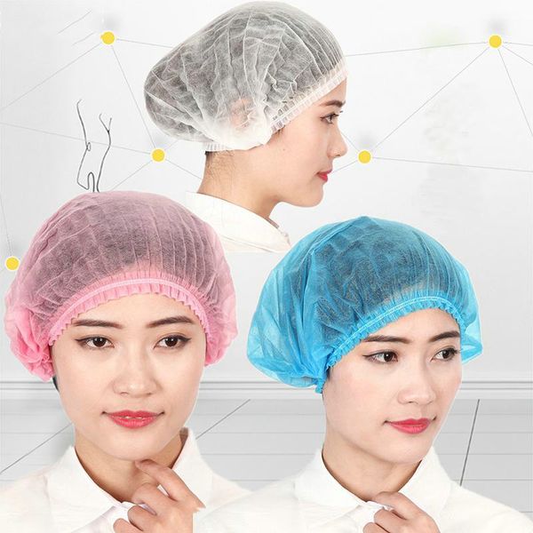 

hair salon beauty accessories non woven shower caps black extra large bouffant shower caps non-woven showercaps anti dust plastic shower cap