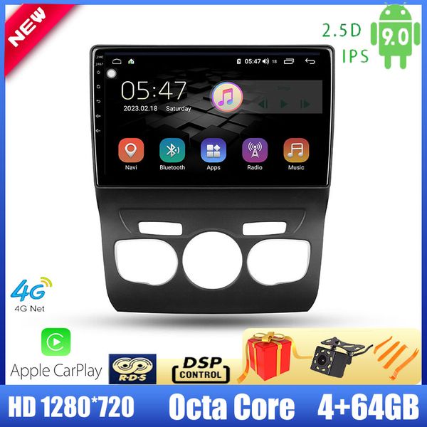 

driwuzz для c4l 2010 ~ 2016 car radio multimedia player 10.1 '' android 9.0 stereo окт ядра 4g carplay dsp 2.5d ips tpms автомобиль dvd