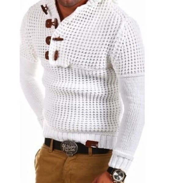 

new arrival mens zip wool sweater pullover long sleeve half-zipper sweater jumper knitwear winter cashmere outerwears for men, White;black