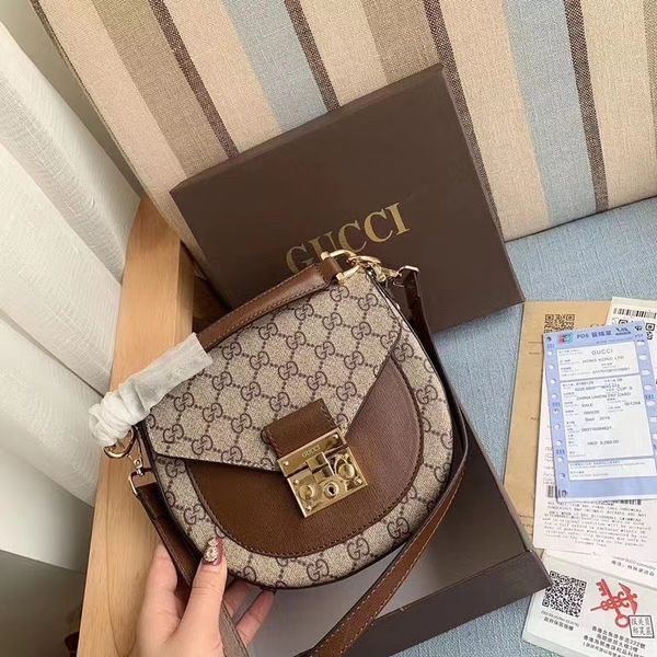 

leather famous bag 8#122 genuine new saddle designer shoulder handbag bag letter 2020 luxury messenger womens ioumb