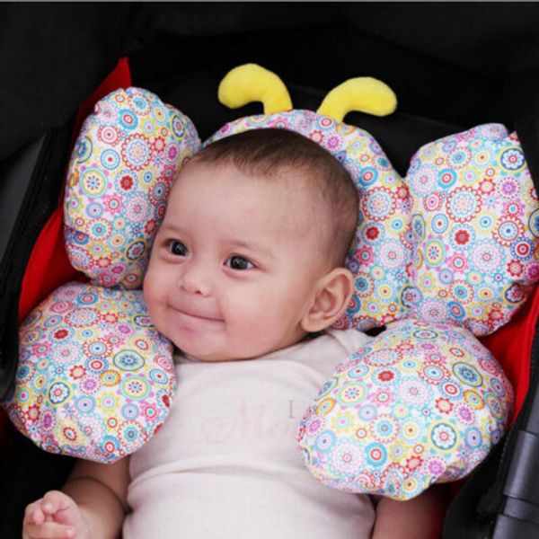 

2019 new cute infant baby soft portable cotton car seat pillow cushion pram stroller headrest support pad pillow