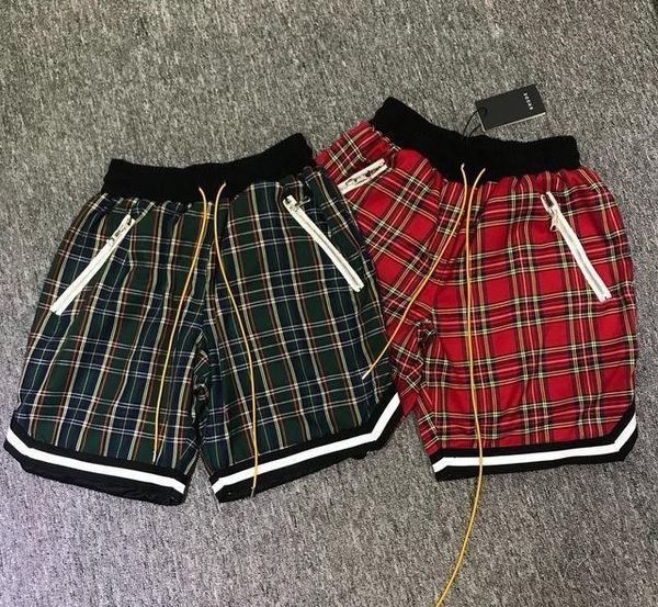 mens cotton plaid shorts