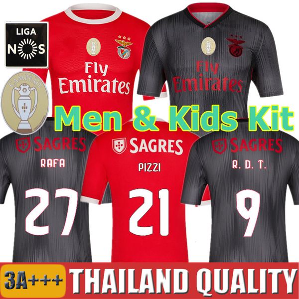 

19 20 SL Benfica Soccer Jerseys PIZZI RAFA R. D. T. 2019 2020 GABRIEL TAARABT Football Shirt RÚBEN DIAS men kids kit Uniforms