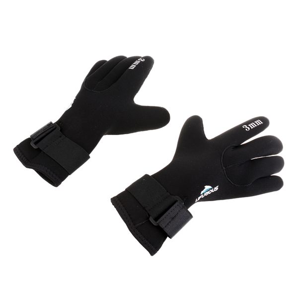 

3mm neoprene diving gloves scuba spearfishing snorkeling kayak wetsuit full fingered kayaking gloves size s-xl black