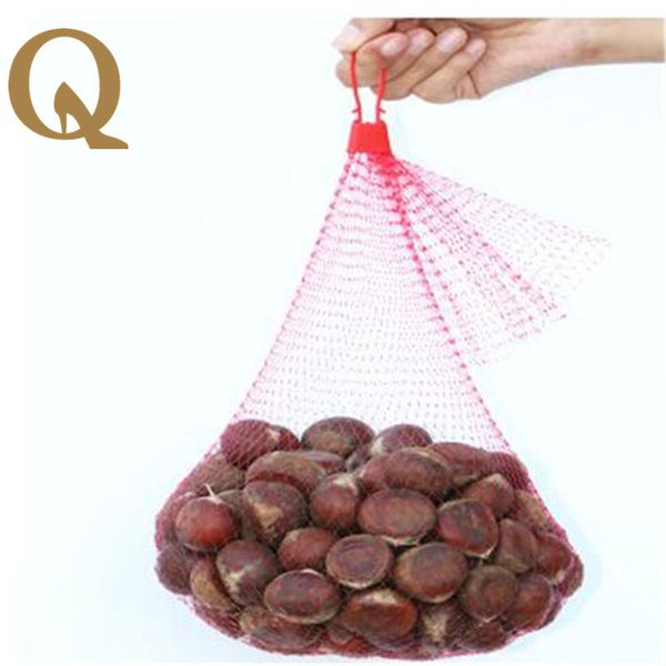 

2017 apple fruit walnut grape crab chestnut litchi aquatic onions plastic net 50 pcs mesh bag family utility