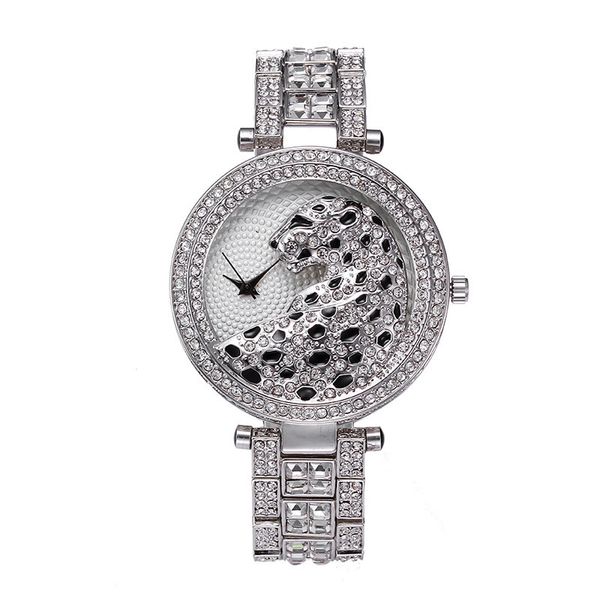 gioielli di design di lusso da donna orologio da leopardo con diamanti Bracciale in oro Orologi da polso Orologio di lusso bello casual nuovo orologio femminile308F