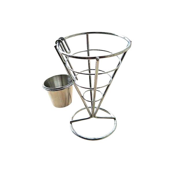 

french fry stand cone basket holder for fries fish and chips and appetizers