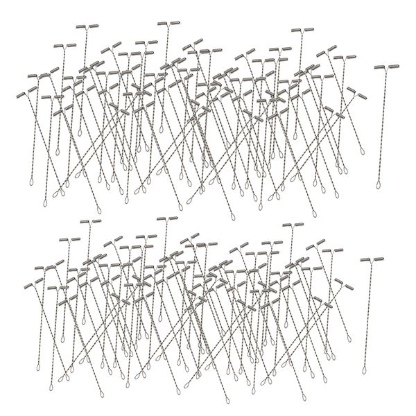 

200 packs rig balance rig hook leader swivel string hooks arms accessories