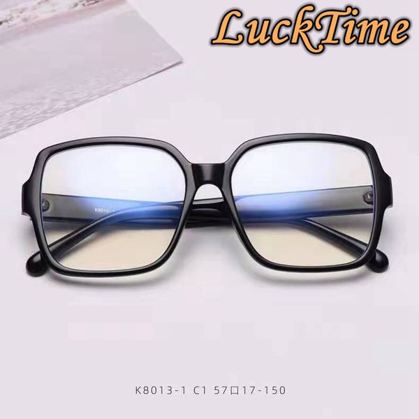 

lucktime net red large size men women glasses frame classic style myopia glasses frame fashion optical eyeglass frames #k8013, White;black
