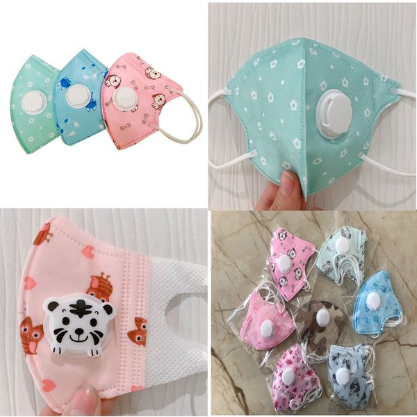 

mascherina 10 шт. / компл. pm2. 5 дети рот маска дыхательный клапан мультфильм панда сгущает смог маска теплая пылезащитная маска подходит д