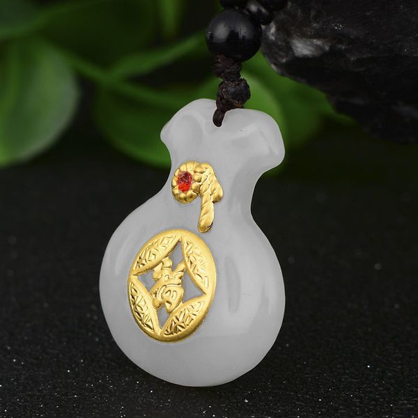 

hetian jade pendants for women fine jewelry gold jade pendant necklace gift for wife , girl friend 2019 fashion, Silver