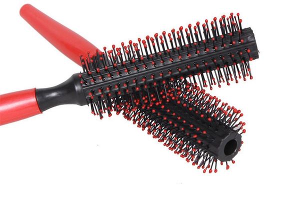 Toptan haddeleme saç fırçası dimi düzenleme kafa derisi masaj tarağı plastik saç fırçası kolay temizleme
