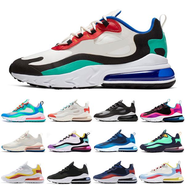 

2019 release react bauhaus white red beige right violet hyper pink optical men running shoes athletic sneakers designer trainers