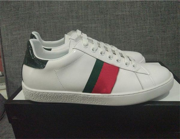 

mens women shoes sneakers loafers designer luxury white embroidery bee tiger head snake fruit dog casual flat presto trainers t05, Black
