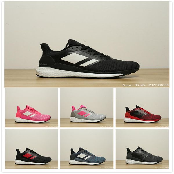 

2019 new arrival solar glide popcorn cushioned breathable running shoes for zapatillas men women sports sneakers jogging 36-45