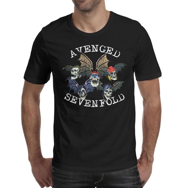 

финал чемпионов 2019 года avenged sevenfold logo футболка с изображением блэкменса, футболки, футболки, футболки с надписями смешные крутые, White;black