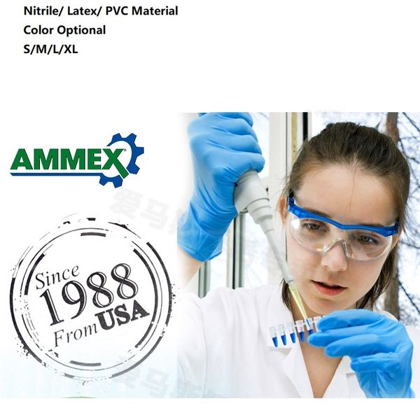 

in stock50/100pcs disposable latex gloves cleaning work finger gloves latex protective home food for safety transparent