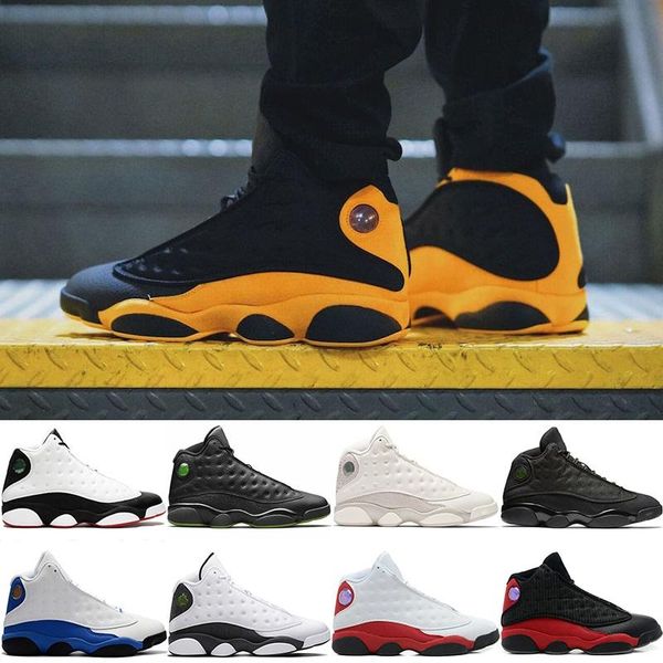 

basketball shoes 13 13s men he got game melo class of 2002 black cat bred chicago phantom mens sport sneaker wholesale online