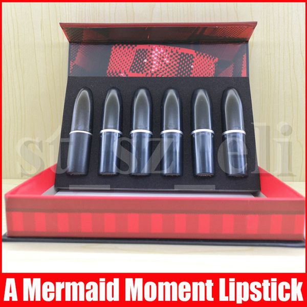 

1984 cosmetics a mermaid moment 6pcs/set lip makeup set matte lipstick luster frost lip kit retro lipsticks frost lip sticks