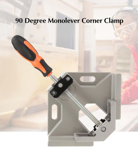 

adjustable 90 degree right angle aluminum alloy fast clip corner clamp right angle clamp monolever corner swing jaw