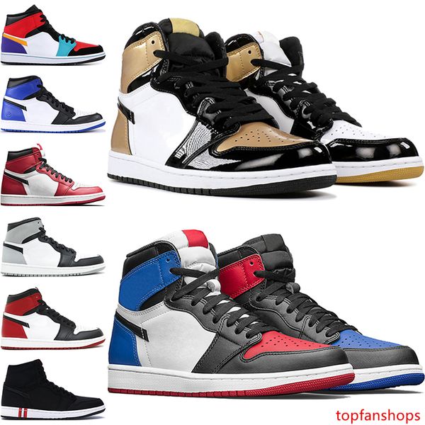 

2020 new 1 high og bred toe chicago banned game royal basketball shoes men 1s 3 shattered backboard shadow homage to home sneakers 7-13