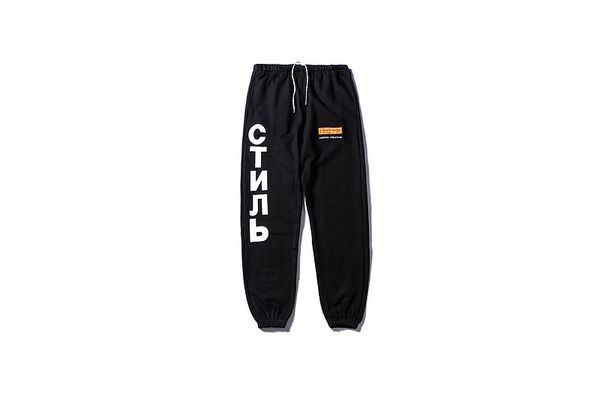 

Heron Preston CTNnb Mens Brand Designer Casual Jogger Pants High Street Autumn Spring Long Pencil Pants Male Trousers