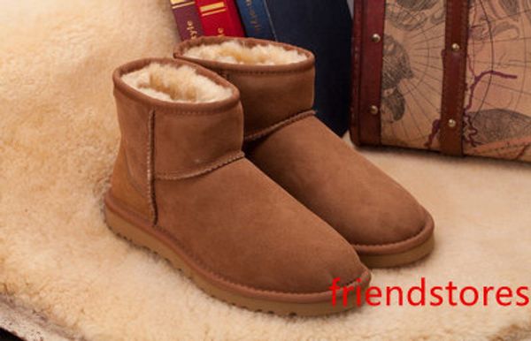 

winter snow boots wgg classic ladies warm mini boots christmas lady minis shoes chestnut chocolate gray black sale