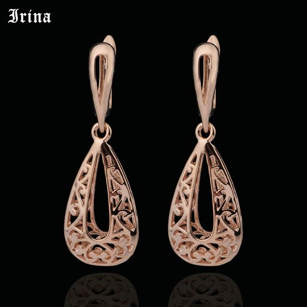 

irina 585 rose gold color bohemian filigree earrings boho vintage ethnic hollow chandelier earrings for women, Silver
