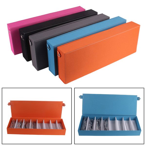 

8 slot eyeglass storage box sunglasses case glasses display grid holder stand h9, Silver