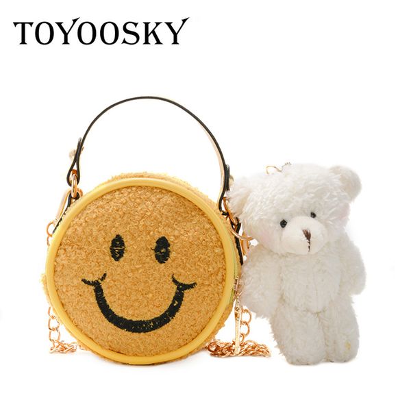 

toyoosky small crossbody bags for women 2019 winter faux lambswool chain messenger shoulder bag mini travel handbags and purses