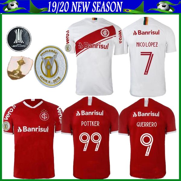 

New 19 120 brazil club internacional occer jer ey red home women 2019 away football hirt n lopez d ale andro pottker quality
