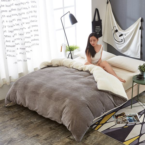 2020 Flannel Cover Bedding Sets Gift For Home Luxury Plush Shaggy
