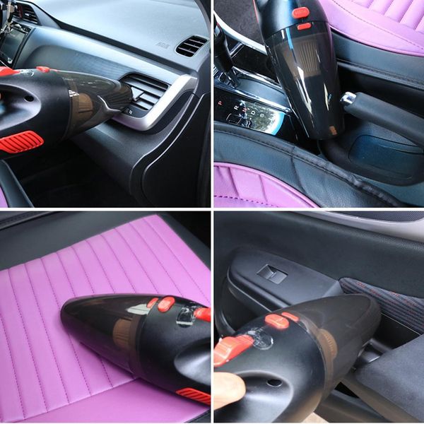 

12v 120w portable car vacuum cleaner handheld vacuum cleaner auto home wet dry dual-use aspirator dust catcher car accessories