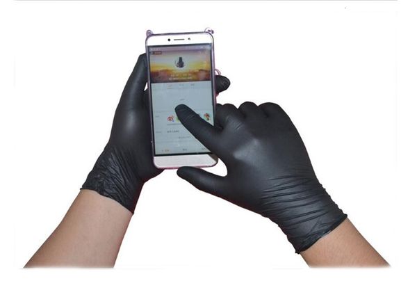 

pvc plastic thickened 3 size transparent cycle gloves cleaning glove lot t2i5884