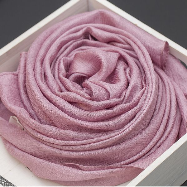 

dankeyisi] 2020 new women brand scarf solid color wraps multipurpose linen female scarves shawls 190*100cm, Blue;gray