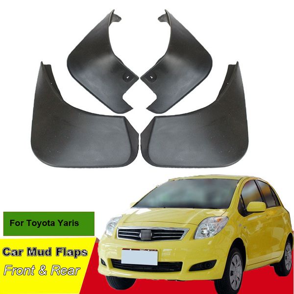 

tommia for toyota yaris car mud flaps splash guard mudguard mudflaps 4pcs abs front & rear fender