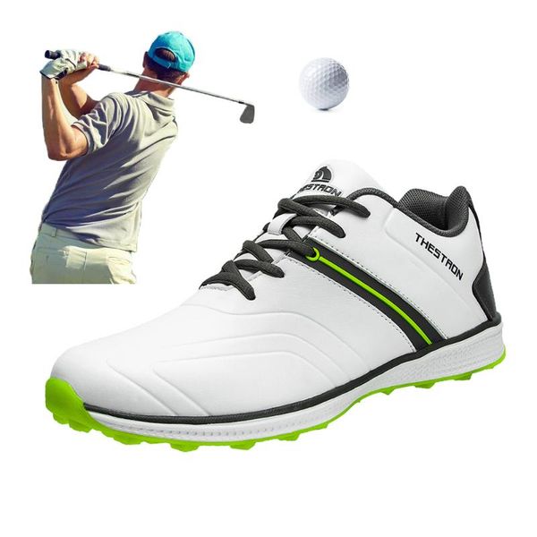 

new classic men golf shoes waterproof golf sneakers us size 6.5-13 black white outdoor trianing shoes trainers