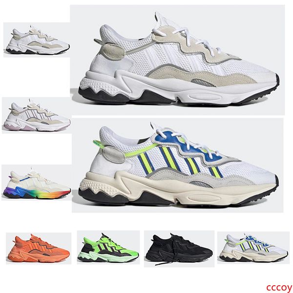 

2019 новый прибыл ozweego кроссовки для мужчин женщина моды 3m отражающей тройной черный мужской спортивные кроссовки тренеры размер 36-45