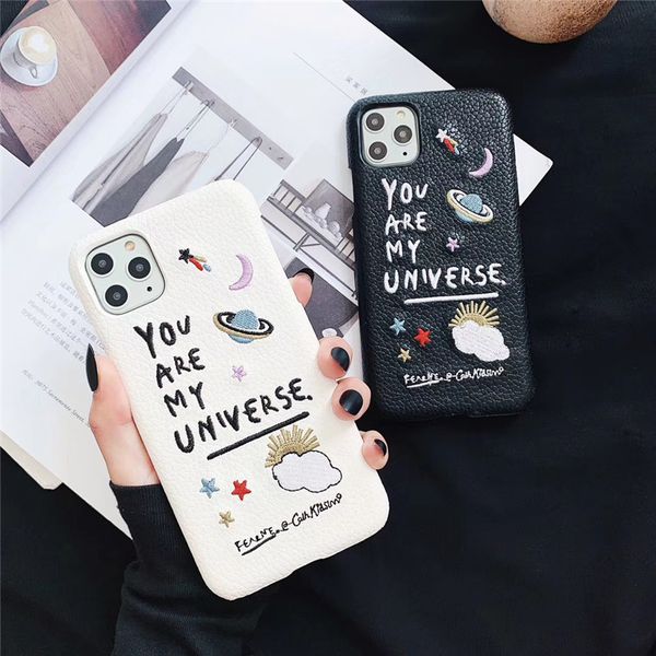 

one piece luxury phone case for iphone 6s 7 8p x xr 11 11promax fashion planet half pack designer phone case back cover