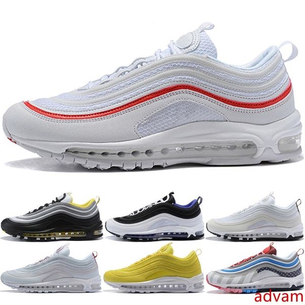 

s og qs tripel white black metallic gold silver bullet prm white 3m mens running shoes women sport designer sneakers 36-45
