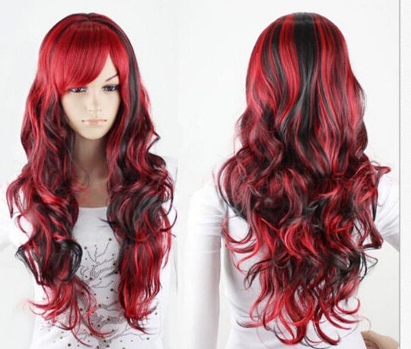 

yu#select style and colour yshun sell new - fashion wig long wavy curly hair women cosplay full wigs