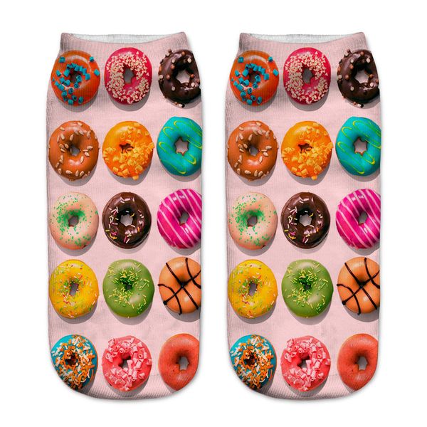 

fashion female candy printed socks summer designer casual sport women chaussettes women running apparel, Black;white