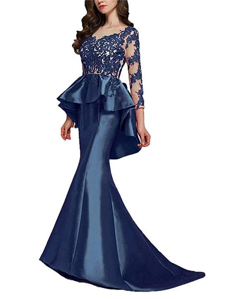 

2019 burgundy mermaid prom dress beaded evening dress lace with peplum vestido de festa longo, White;black
