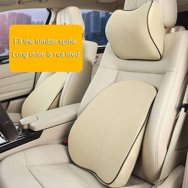 

car space pillow memory foam neck fabric headrest covers car seat cushion cars headrest xr657