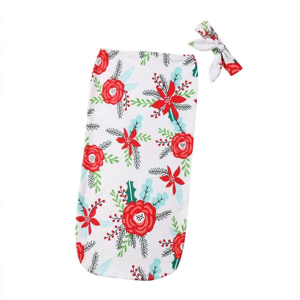 Baby Swaddle Wrap Blanket Baby Blanket Infant Baby Sleeping Bag Floral Baby Nest